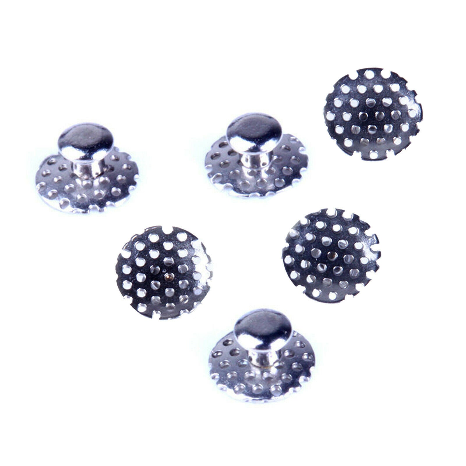 50 Pcs Denal Orthodontic TOMY Round Perforated Hollow Lingual Buttons with Holes