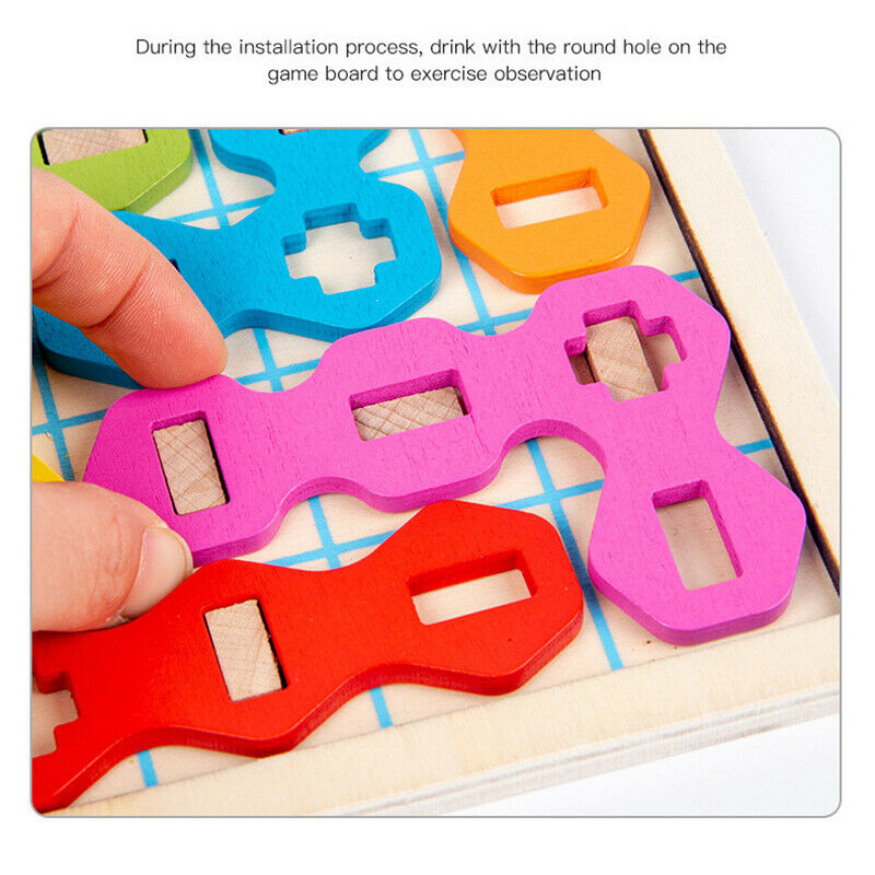 Jigsaw Children Educational Toys Logic Thinking Development Candy Shape Puzzle