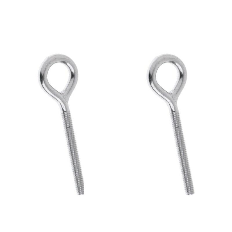 Stainless Steel Eyebolts Welded Eye Long Thread Eye  - M5, M6