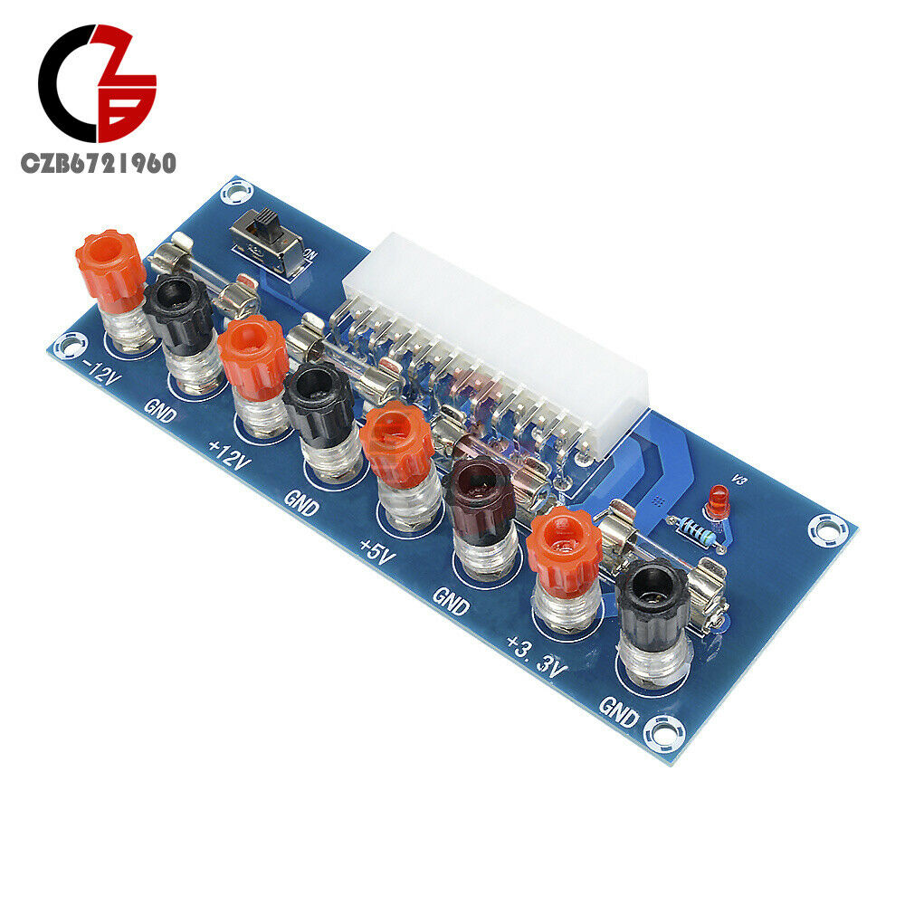 2PCS XH-M229 24 pin Desktop PC Power ATX Transfer Board Power Supply Test Module