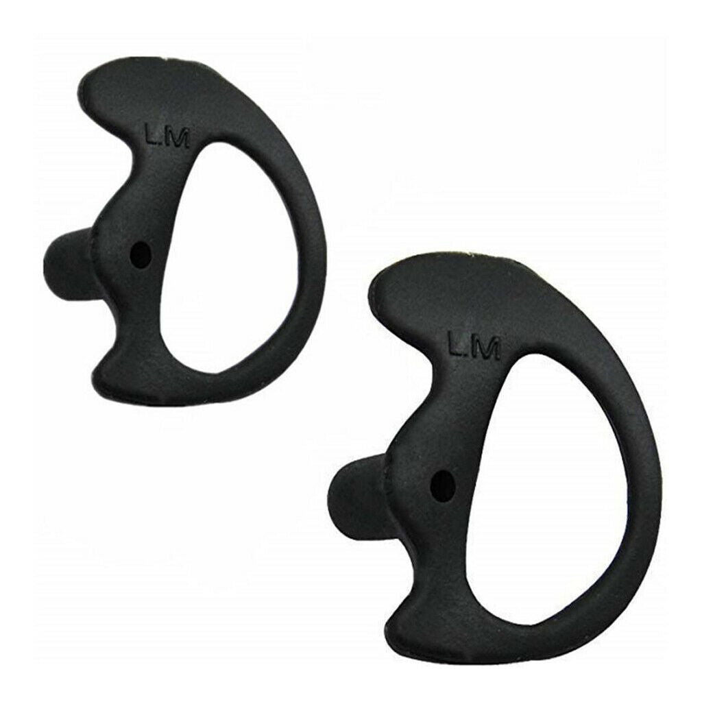 Universal Silicone 3 Pair Left Earmold Earbud Earplug for Two-Way Radio Kits
