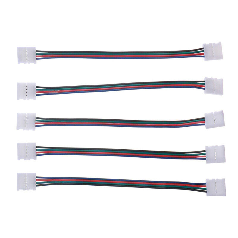 5Pcs 17cm 4 Pin LED RGB Extension Connector Cable Wire Led Strip Connecti.l8