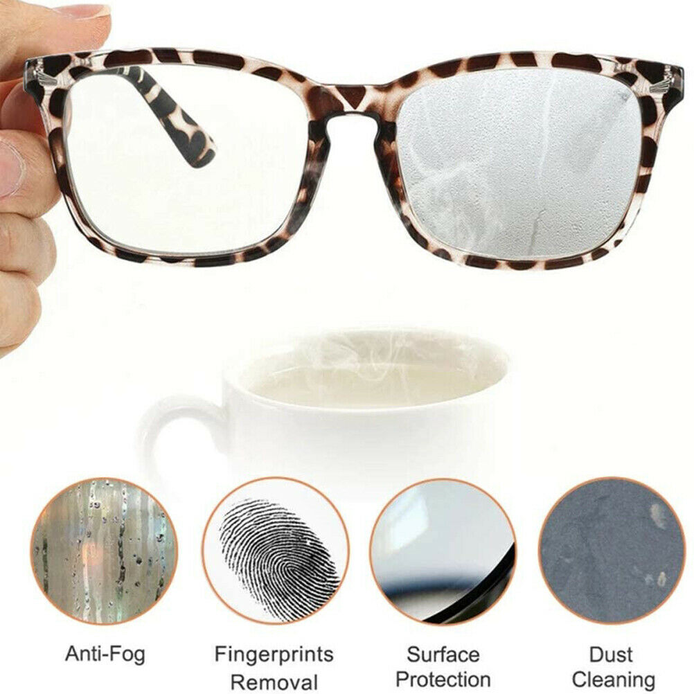 Anti-Fog Cloth for Glasses Reusable Glasses Cleaning Cloth for All Glasses Lens
