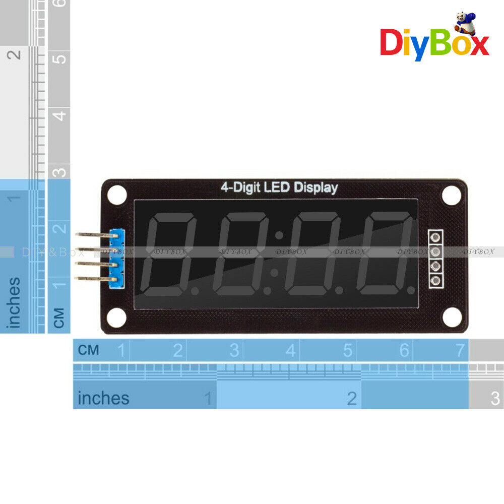 5PCS 0.56'' TM1637 4Bit Digital LED 7 Segment Clock Tube Display F Arduino Blue