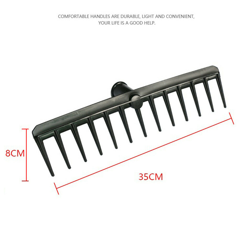Golf Mini Rake Sand Trap Bunker Personal Grip Rake Head Plastic for Garden Rang