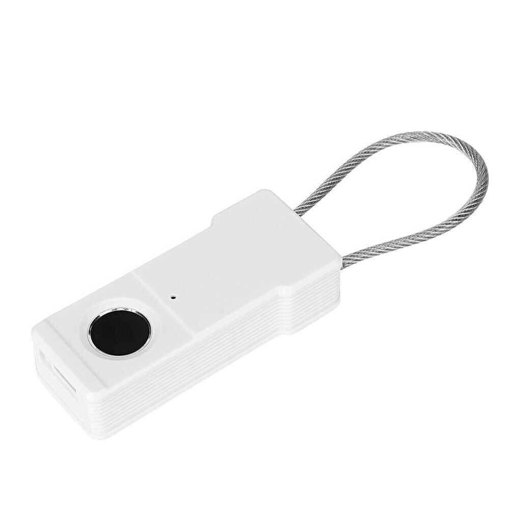 Smart Fingerprint Lock Keyless Padlock Rechargeable for Door Box Bag Travel NEW