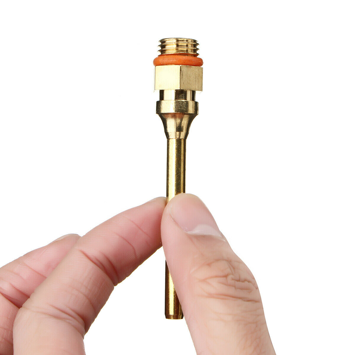 4Pcs 70mm(2.76 inch) Durable Brass Hot Melt Glue Gun Nozzle Long Nozzle +Wrench