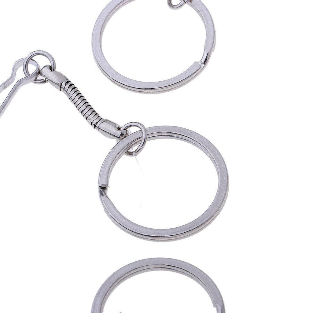 10Pcs Keychain Ring Clips Quick Release Snap Hooks Keyring Key