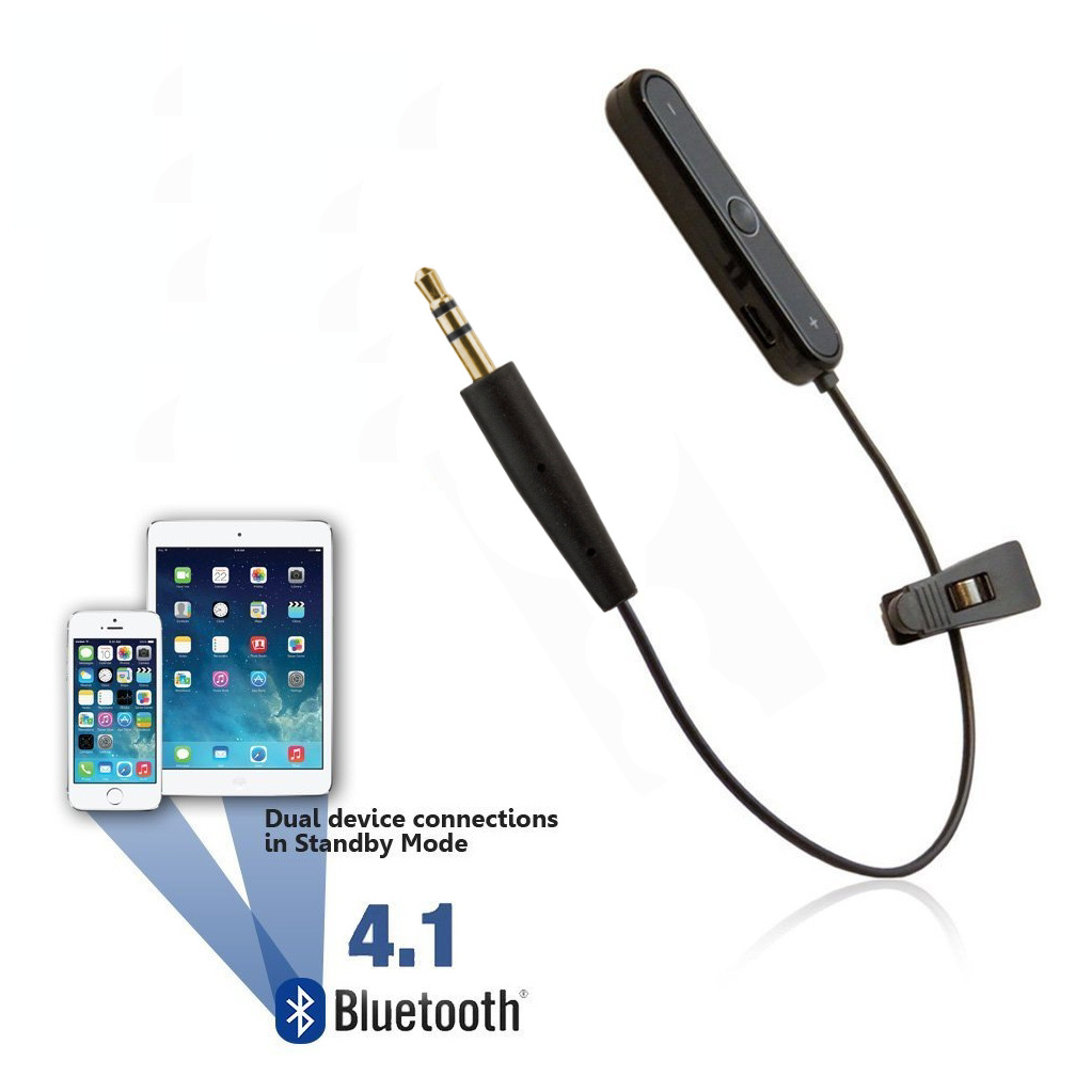 Wireless Bluetooth Converter Cable for Bose SoundTrue On Ear Headphones Aux Wire