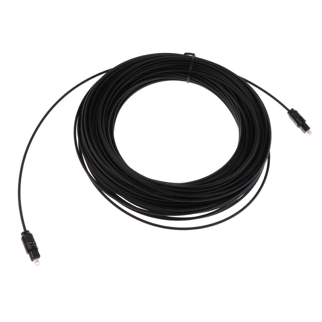 1Pack Toslink Male to Tos Male Digital Optical SPDIF Audio Cable 30Meter