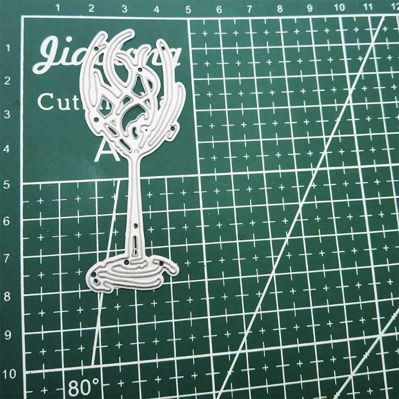 Cup Metal Cutting Dies Stencil DIY Scrapbooking Album Paper Card Template Mold