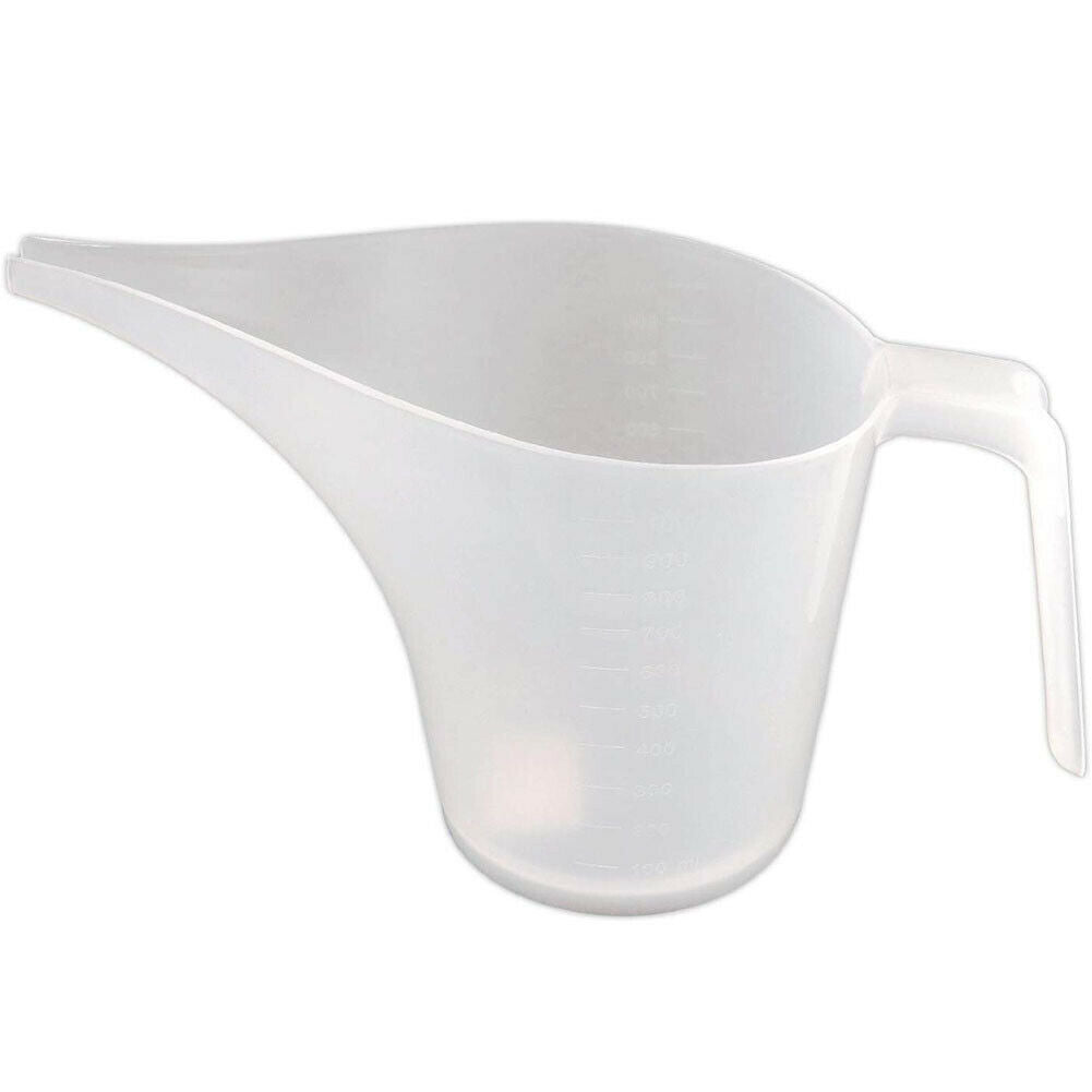 1000ml Funnel Jug Transparent Measuring Cup with Mouth Tip for Jam Batter Syrup