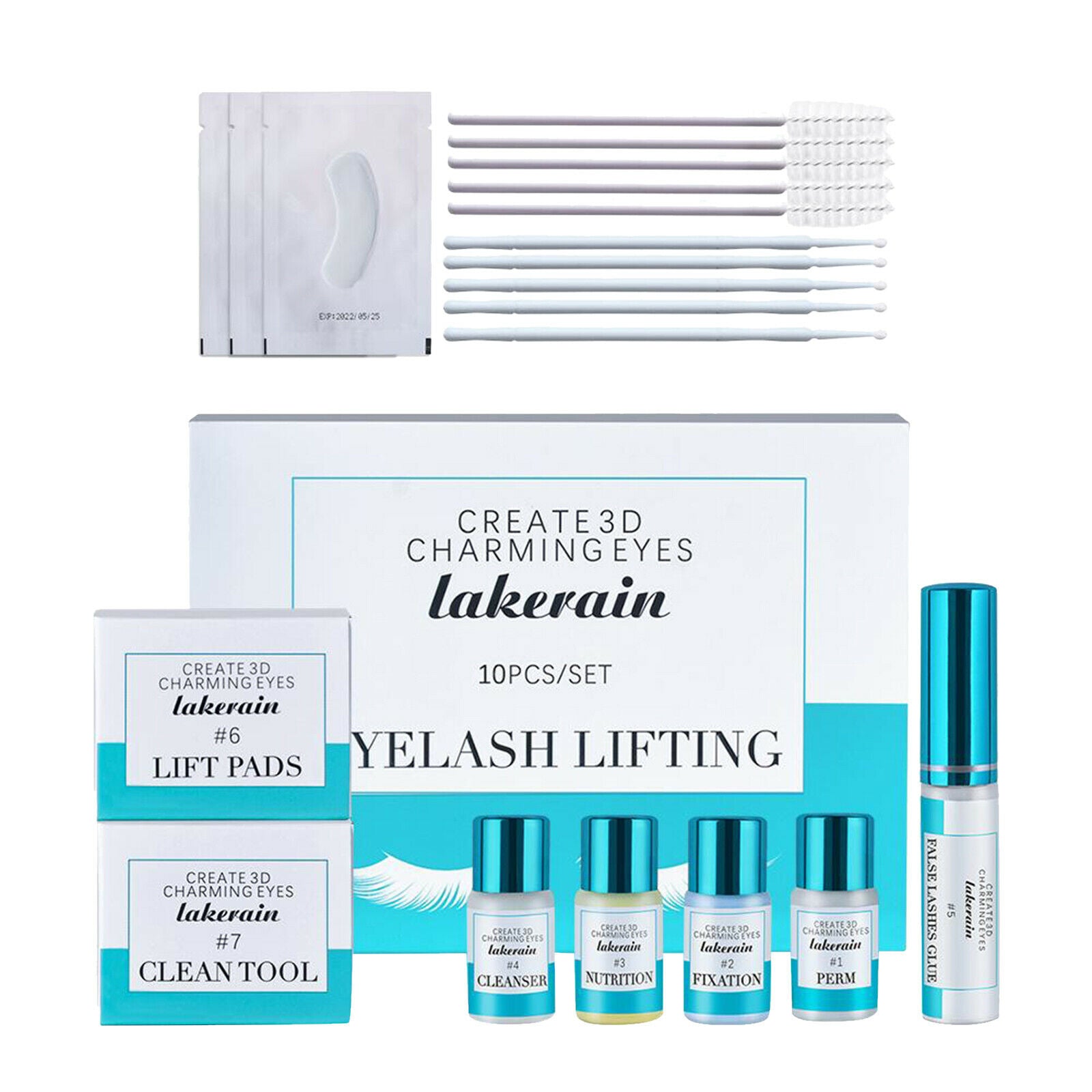 10 in 1 Professional   Kit Eyelash Perm Kit Suitable For Salon