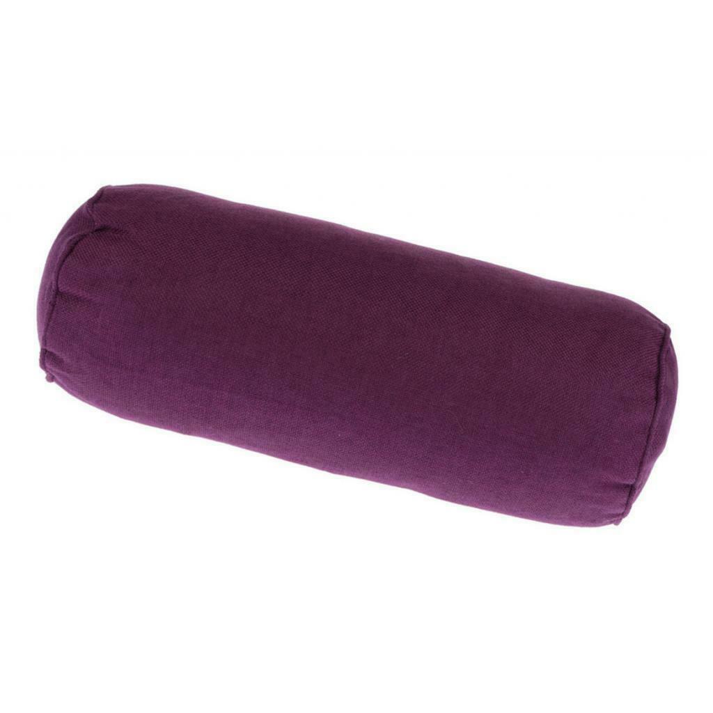 2pcs Cotton Neck Roll-Up Pillow Cervical Round Pillow For Travel 15x40cm