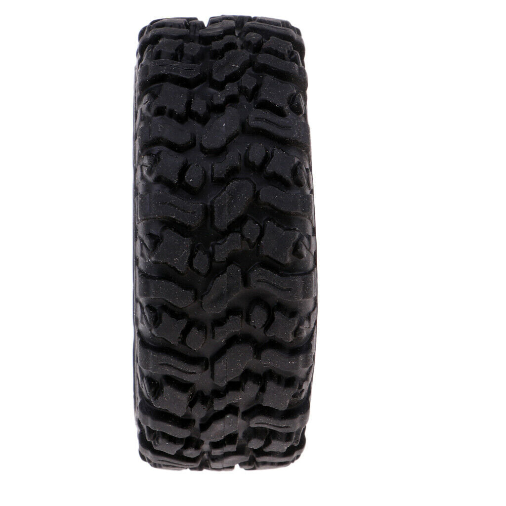 4 Pieces Rubber Tires for RC 1/16 Caterpillars WPL B14 B16 B24 C14 C24 B36