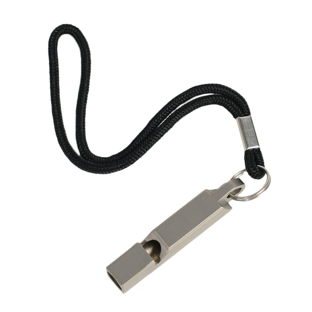 High Emergency Whistle Single Tube Portable for Hiking Fishing Hunting