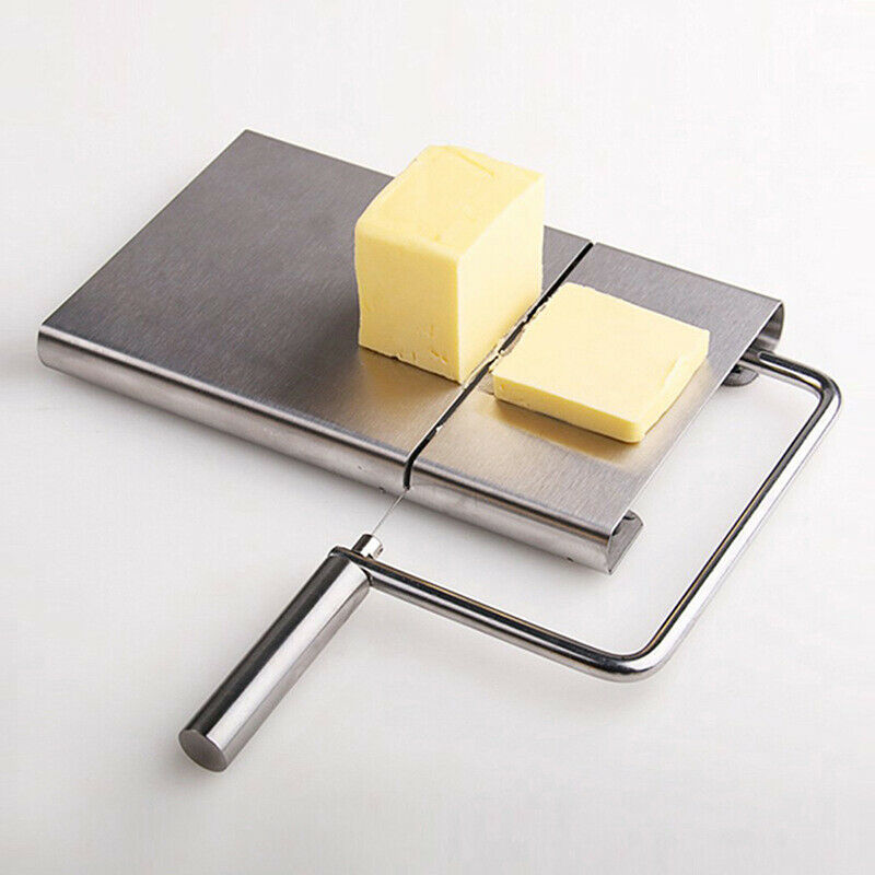 Cheese Butter Slicer Cutter Board Stainless Steel  Wires Cutter Baking Tool Tt