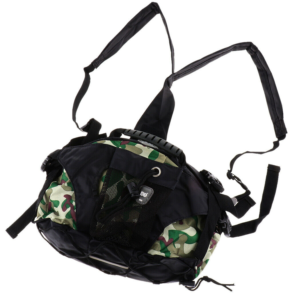 Adjustable Roller Skates Backpack Padded Shoulder Strap Pack Light Camouflage