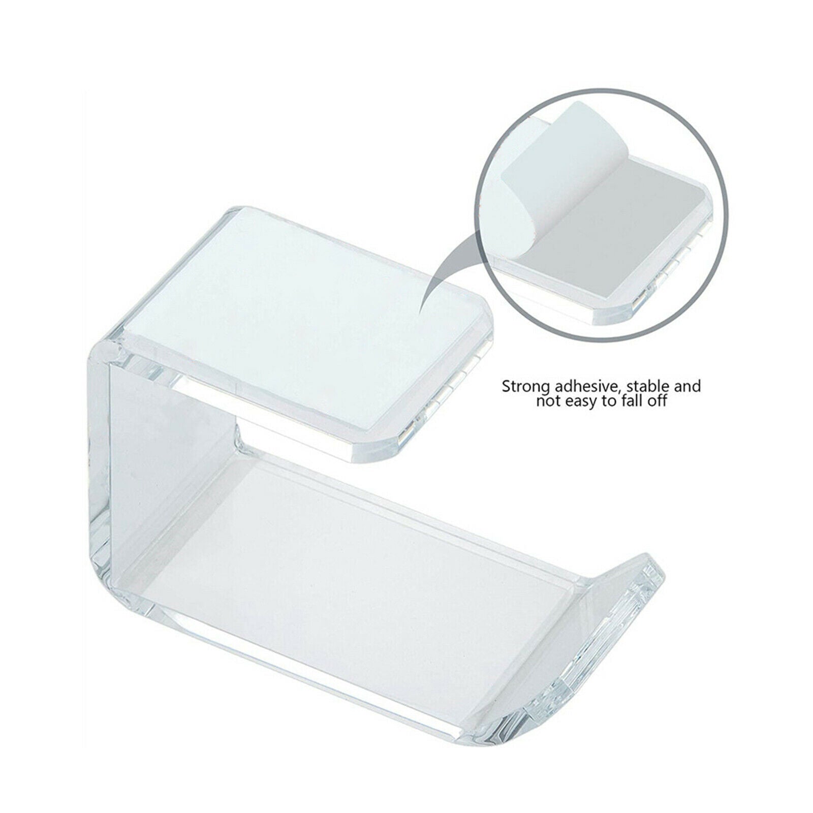 2Pack Acrylic Headphone Hook Headphone Hanger Holder Desk Display Bracket