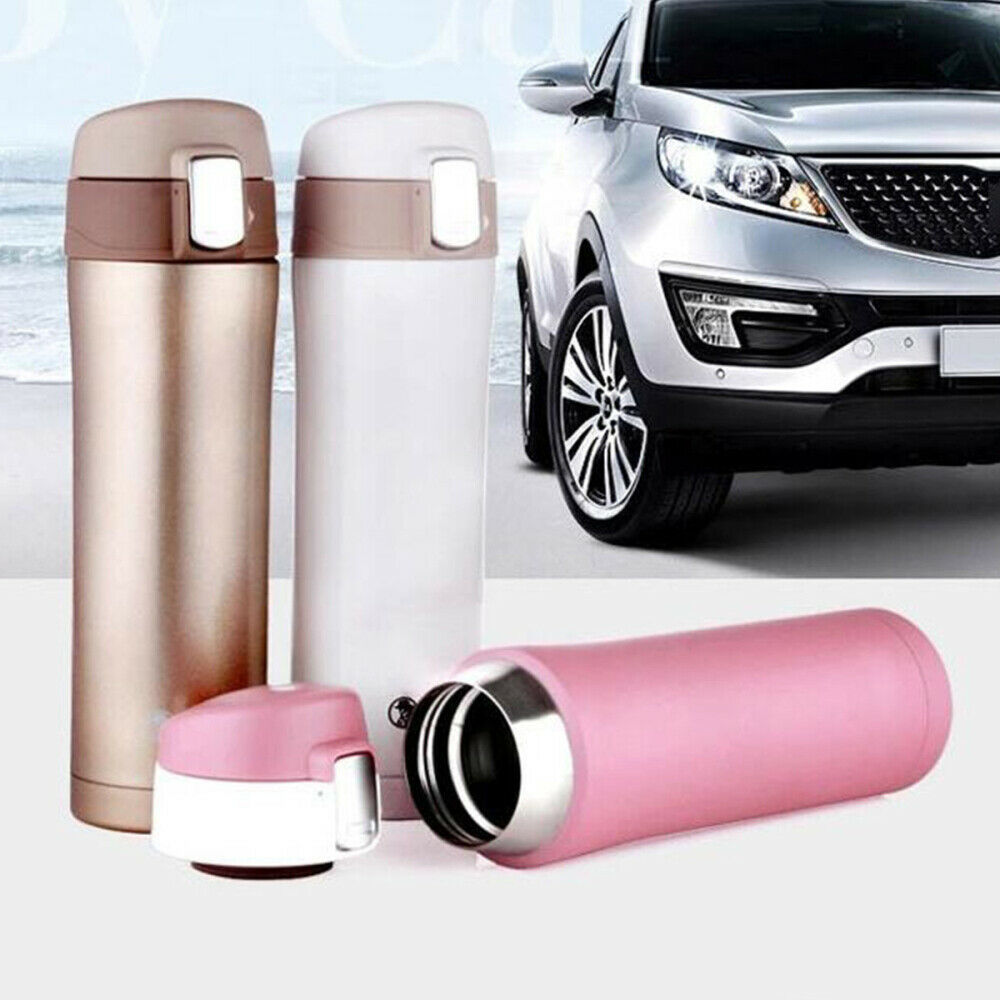 Travel Thermos Mug Tea Coffee Stainless Steel Vacuum Flask Water Bottle Cup