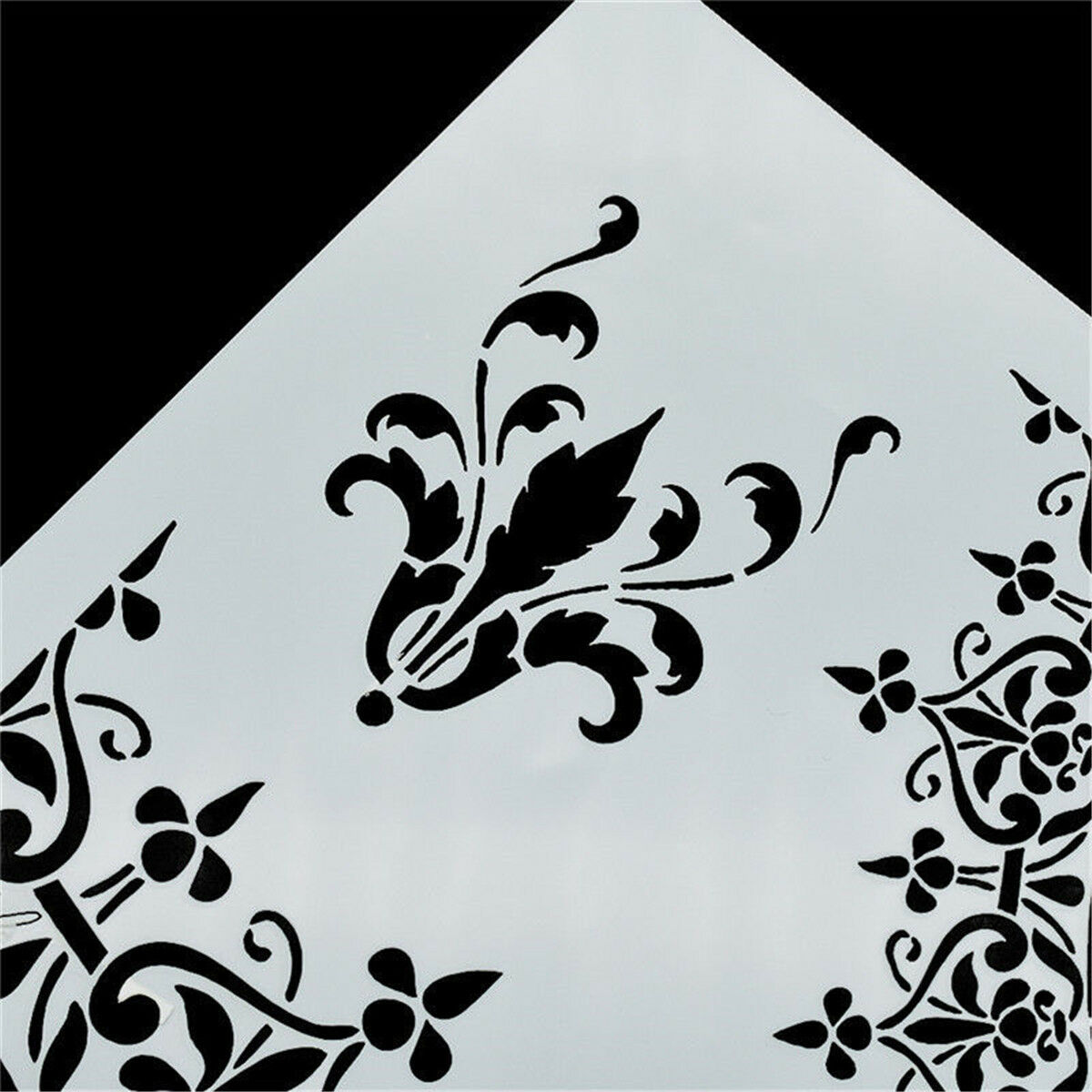 Mandala Crown Design Stencils Scrapbooking DIY Reusable Hand Craft Making Decor