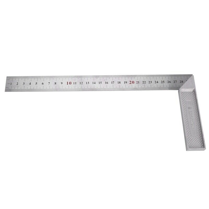 30cm/12 inch Metal Engineers Try Square Set Measurement Tool Right Angle 90 DeW5