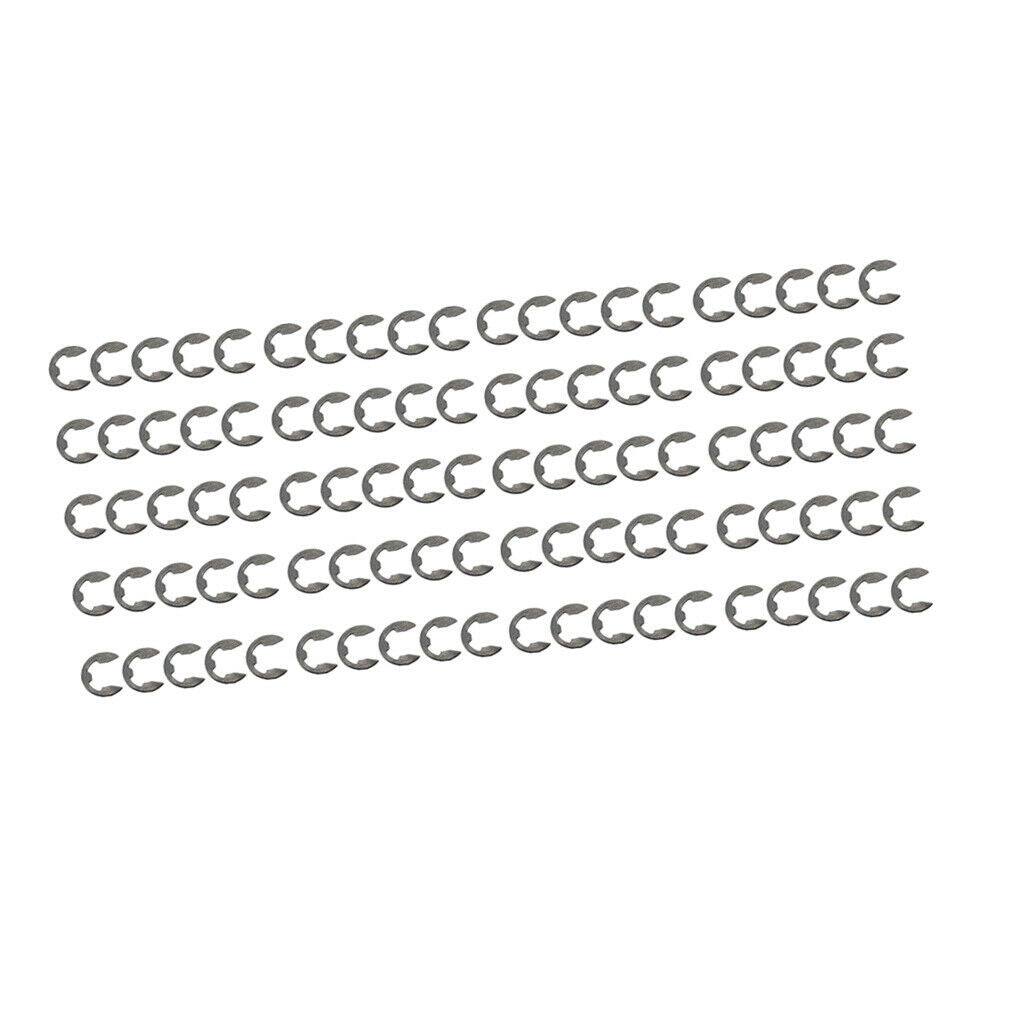 100pcs Assortment Circlips E-clip Chainsaw Clip  Holder