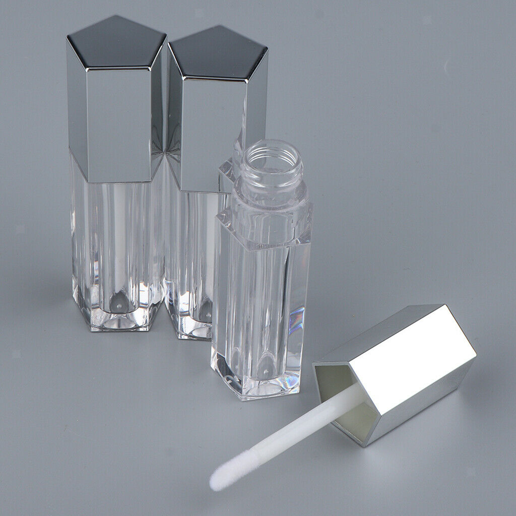 6x 5ml Empty Lip Gloss Tube Lip Balm Oil Bottle Cosmetic Lipstick Container