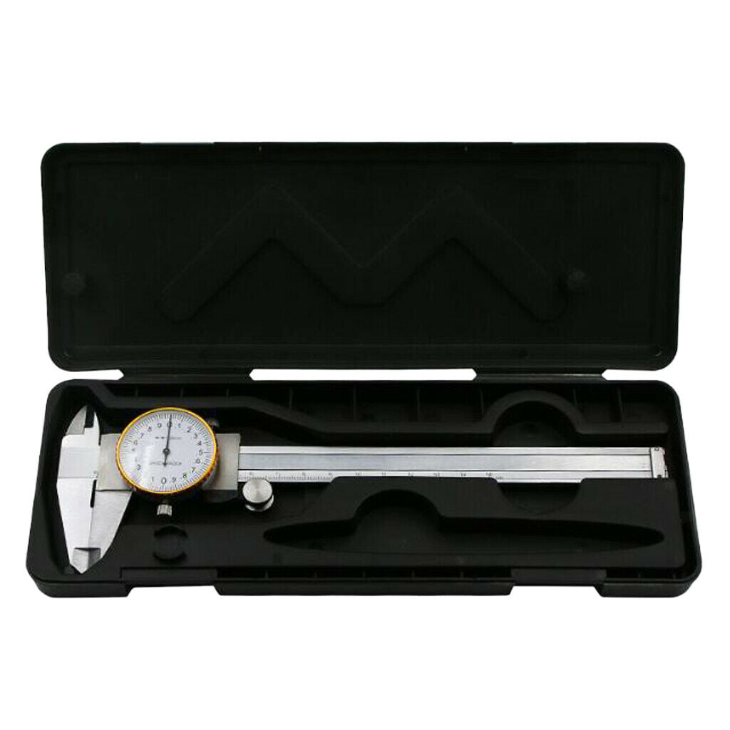 0-150mm Stainless Steel Dial Vernier Caliper Micrometer Guage Measurement New