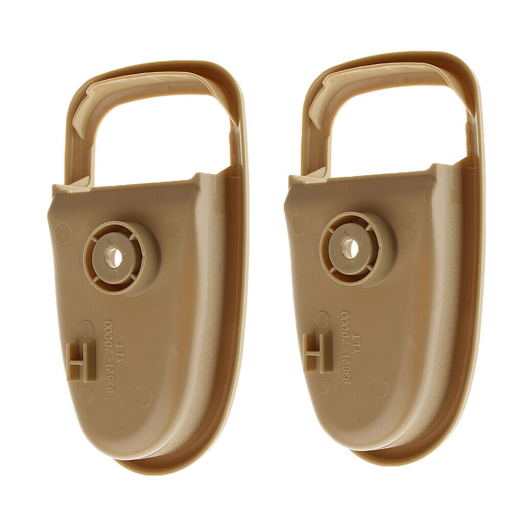 2pcs Car Inside Door Handle Cover Frame Trim for 01-07 Hyundai Elantra Beige