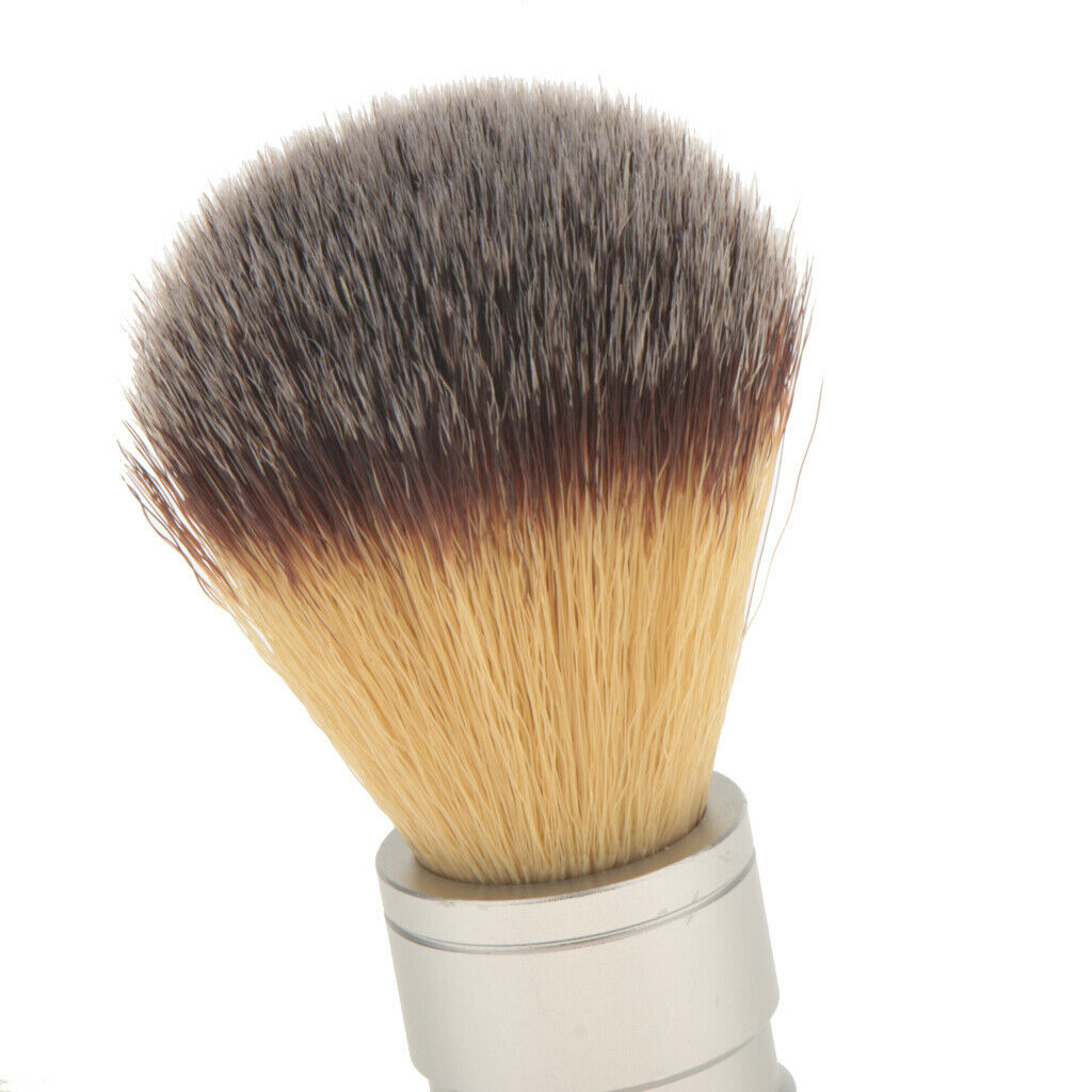 Beard High Density Shaving Brush And Plastic Soap Cup Tray