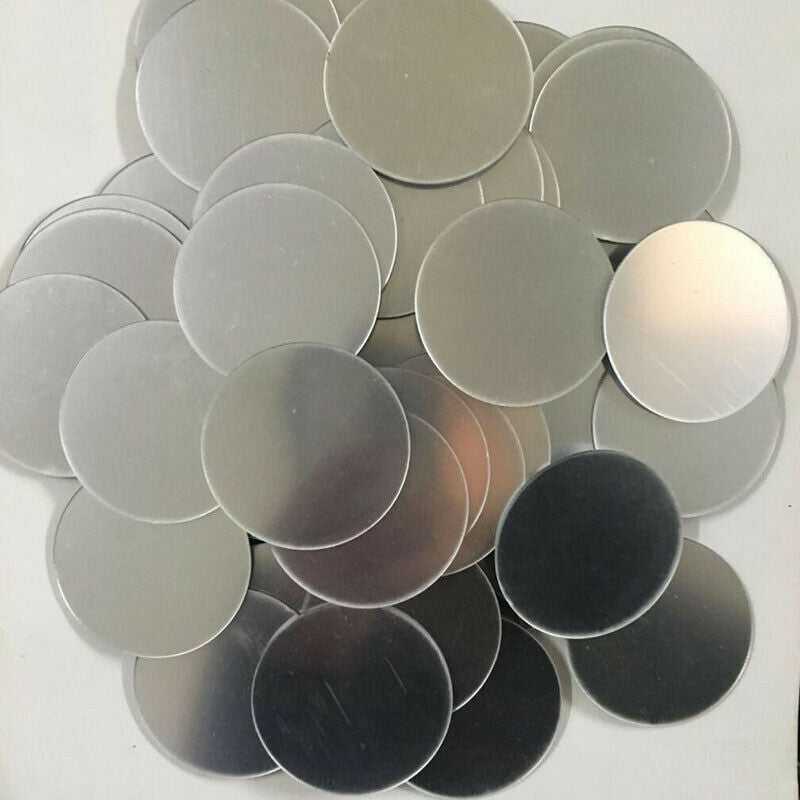 50Pcs 5cm Round Glass Mirror Mosaic Tiles DIY Artwork Home Decor Wall Stickers