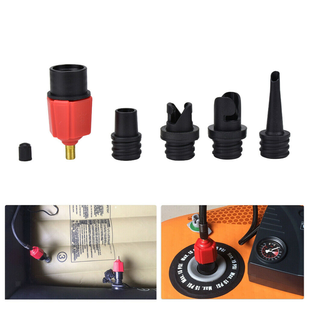 Pump   Adapter   Air   Valve   Adaptor   Kayaking   Rubber   Raft   Airbed