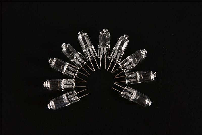 10Pcs New Super Bright G4 12V 10w Tungsten Halogen Base Bulb Lamp Ligh.l8