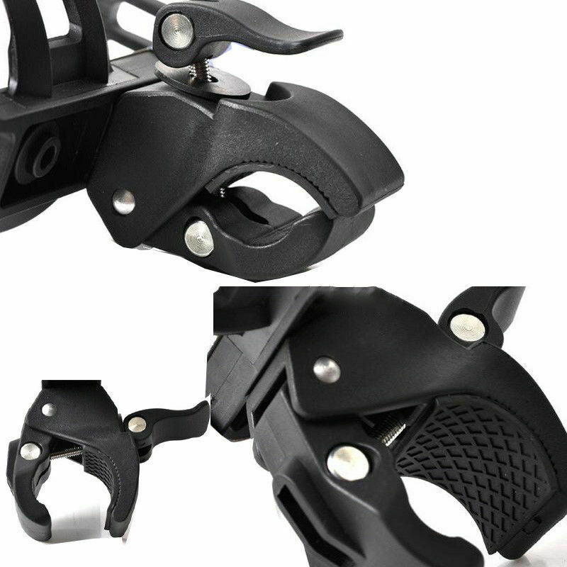 Quick Release Clamp MTB Bicycle Plastic Water Bottle Holder Cage Black