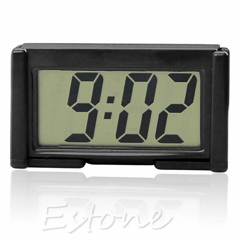 Interior Car Auto Desk Dashboard Digital Clock LCD Screen