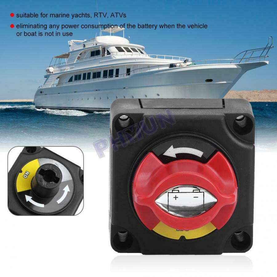 Car Truck Battery Isolator Disconnect Switch 300A DC 12V 24V ATV SUV Universal