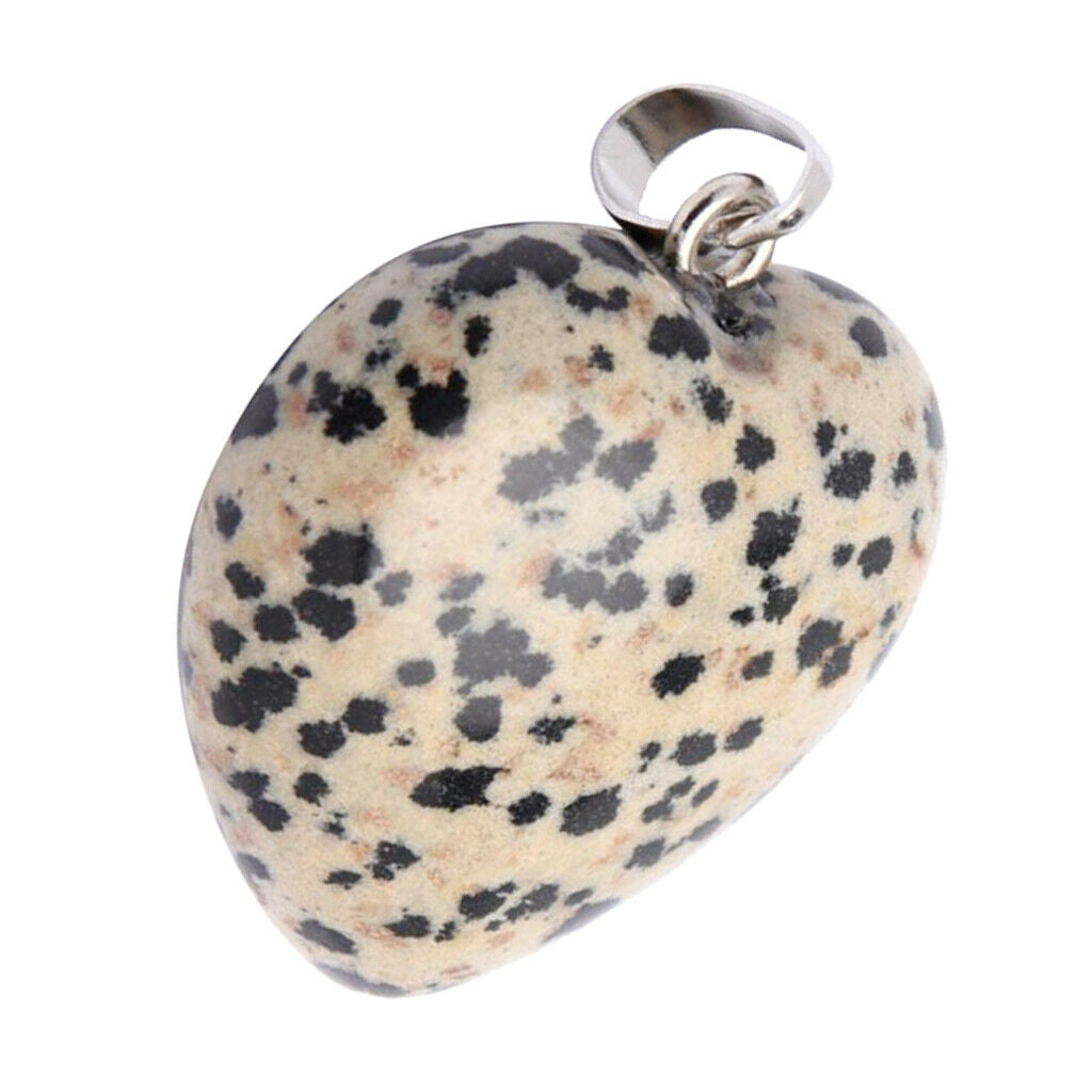Natural Crystal Pendant Charm Heart Shape Pendant Fashion Jewelry Warm White