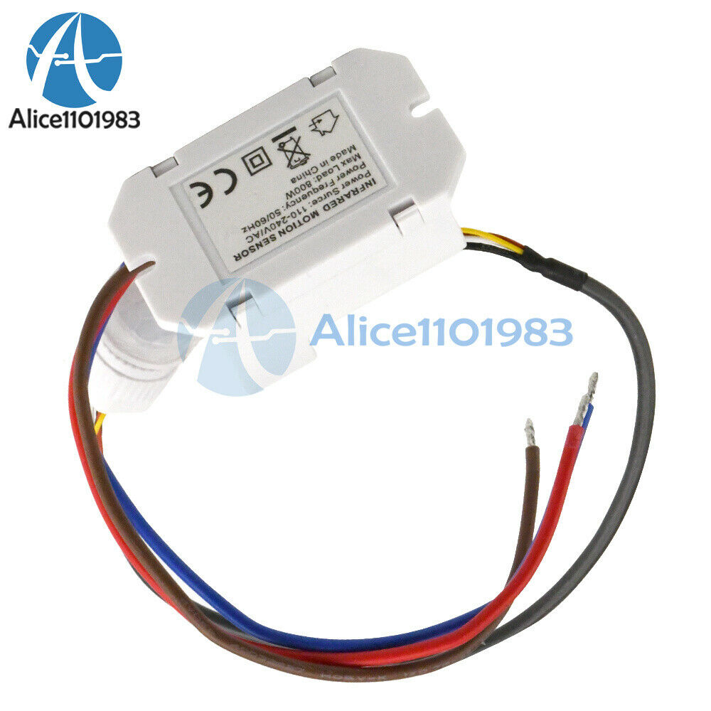 AC 110-220V 5A Separate Mini Human Body Infrared Sensor Switch 10M