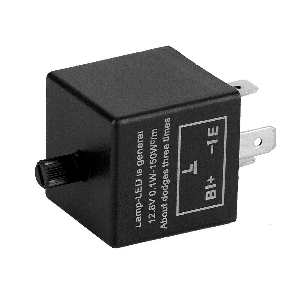 3 Pin 12V Flasher Relay Car Turn Signal Blinker Electronic LED Light Motorcycle