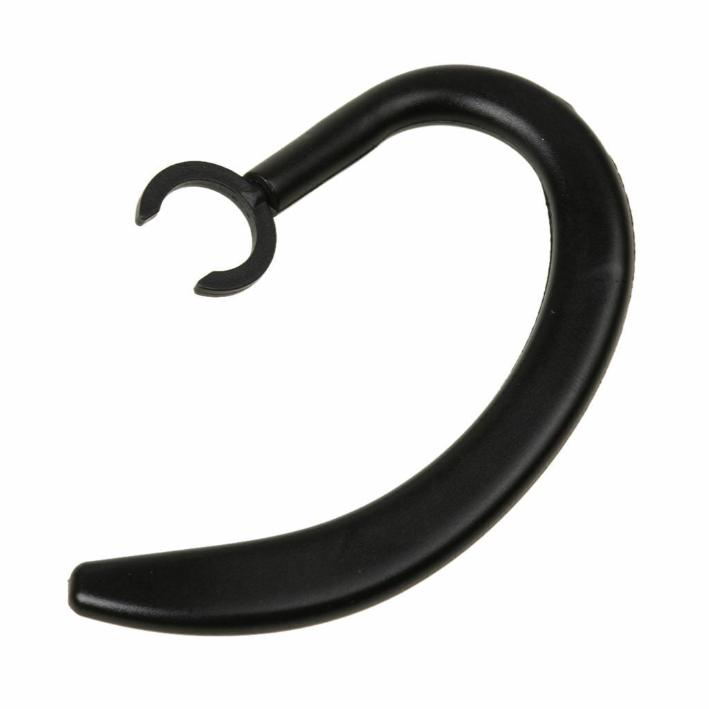 6 Pcs Replacement Spare Ear Hooks Earloop For Bluetooth Headset Black