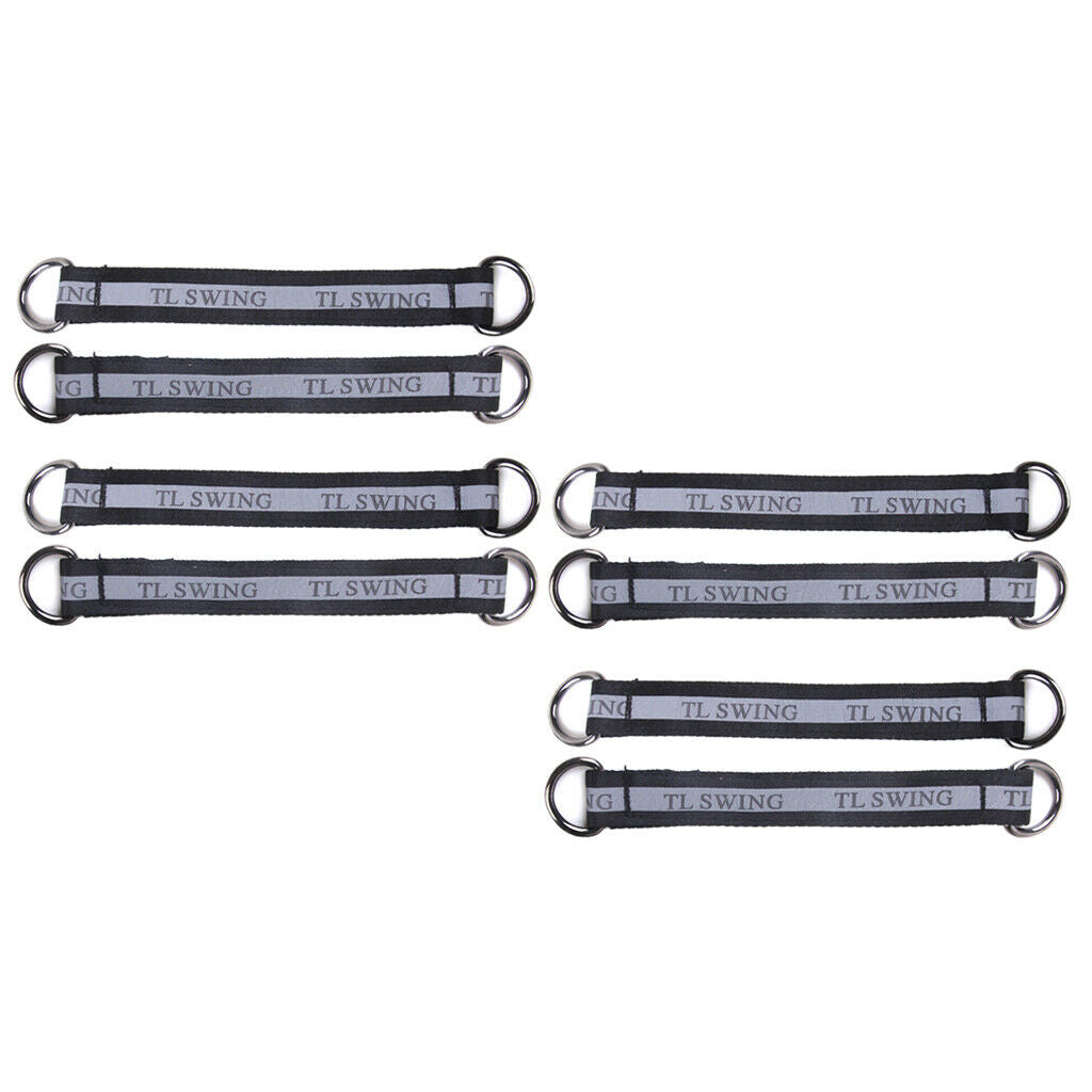 4 Pair Heavy Duty Hanging Straps Belt Fits For Swing Chair And Hammock 24cm