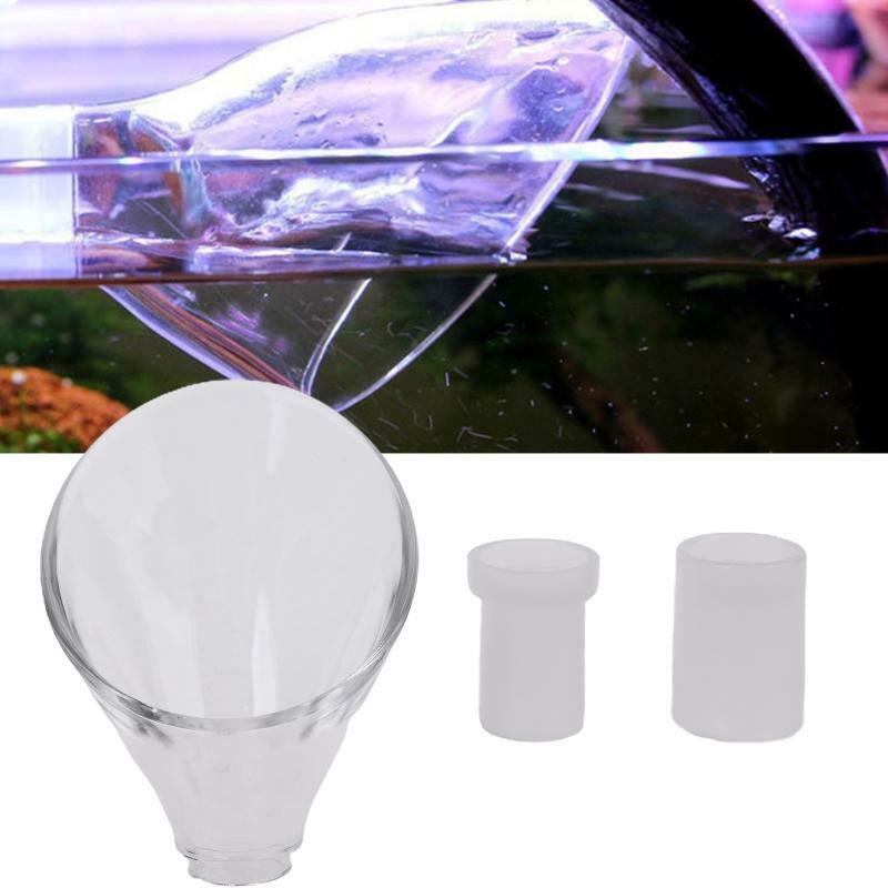 Fish Tank Acrylic Natural Flow Outlet Filter Pipe 12/16mm 16/22mm for Aquarium