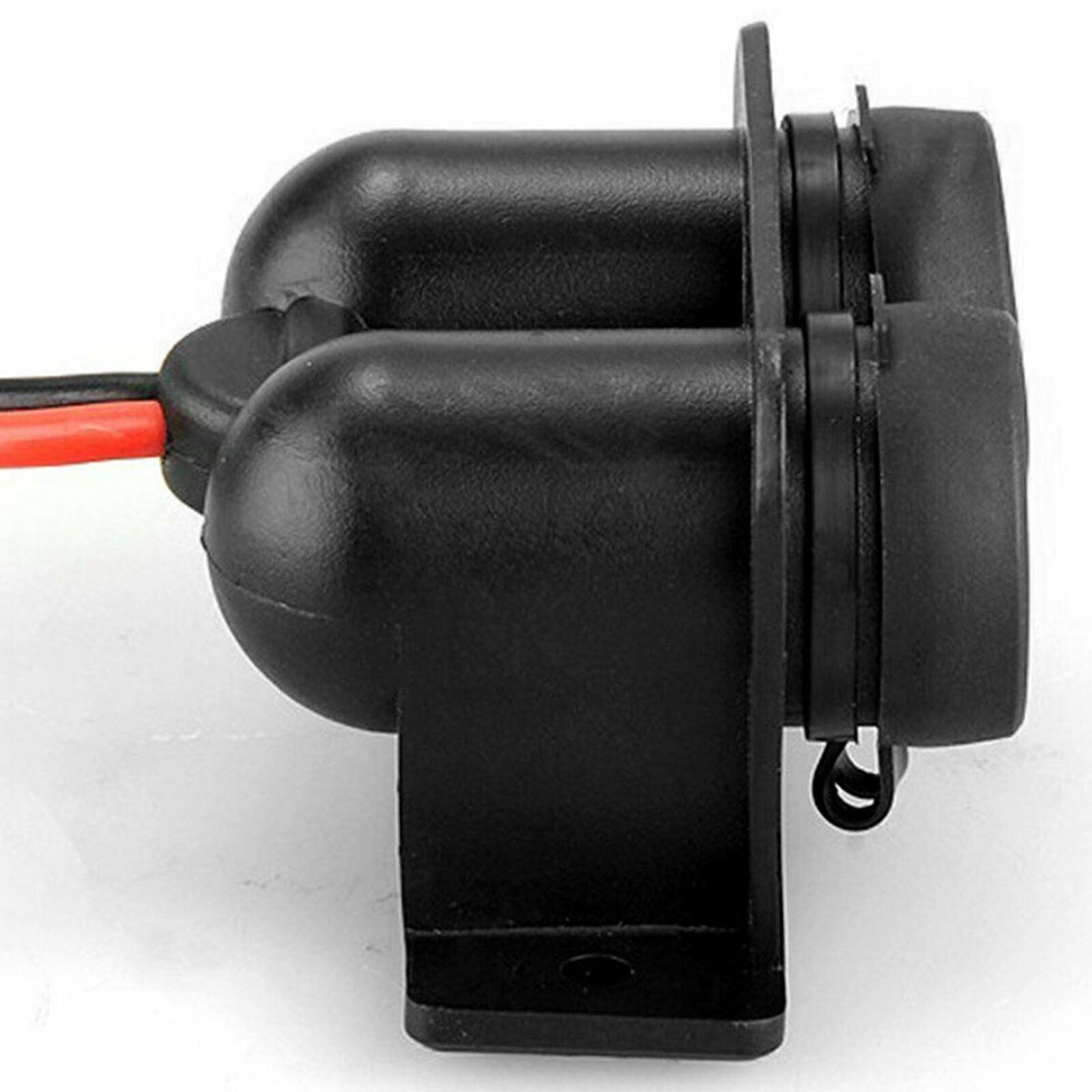 12V Car Motorbike Lighter Dual Female Socket Outlet Power Waterproof