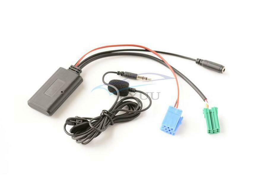 Bluetooth 5.0 Car Microphone Hands-Free MINI ISO Plug Adapter For Renault 05-11