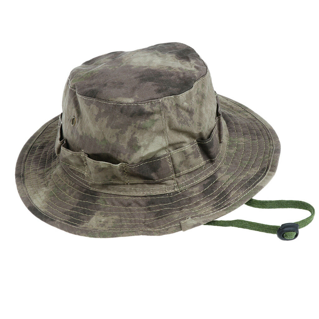 Camouflage   Comfortable Outdoor Sun Hat Headwear Headgear A-