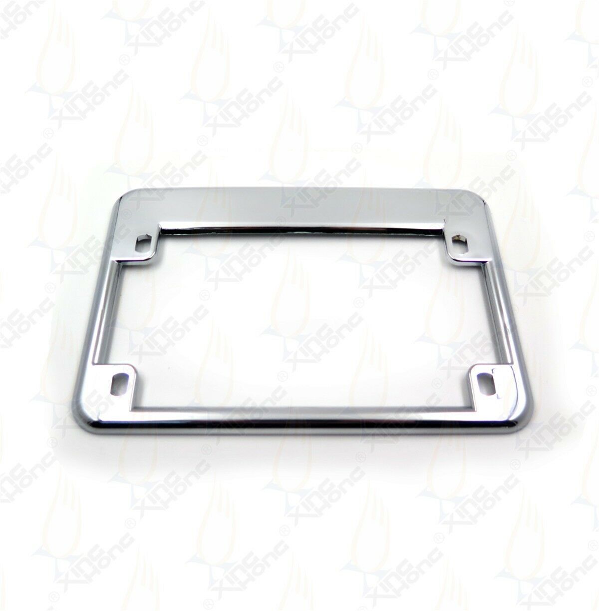 Chrome Motorcycle License Plate Frame Surround Cover