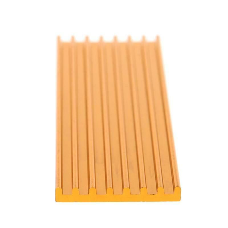 Aluminum Radiator Heatsink For M.2 PCIE Solid State Disk SSD 2280 70x22x3mm