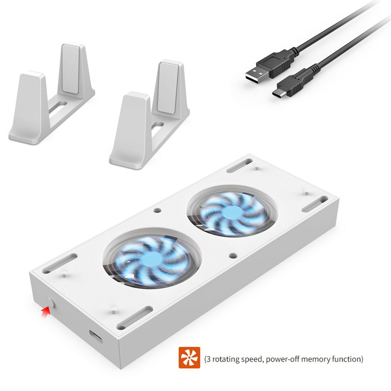 Cooling Fan Base For XBOX Series S Fan Base Engine Host Cooling Stand Radiator