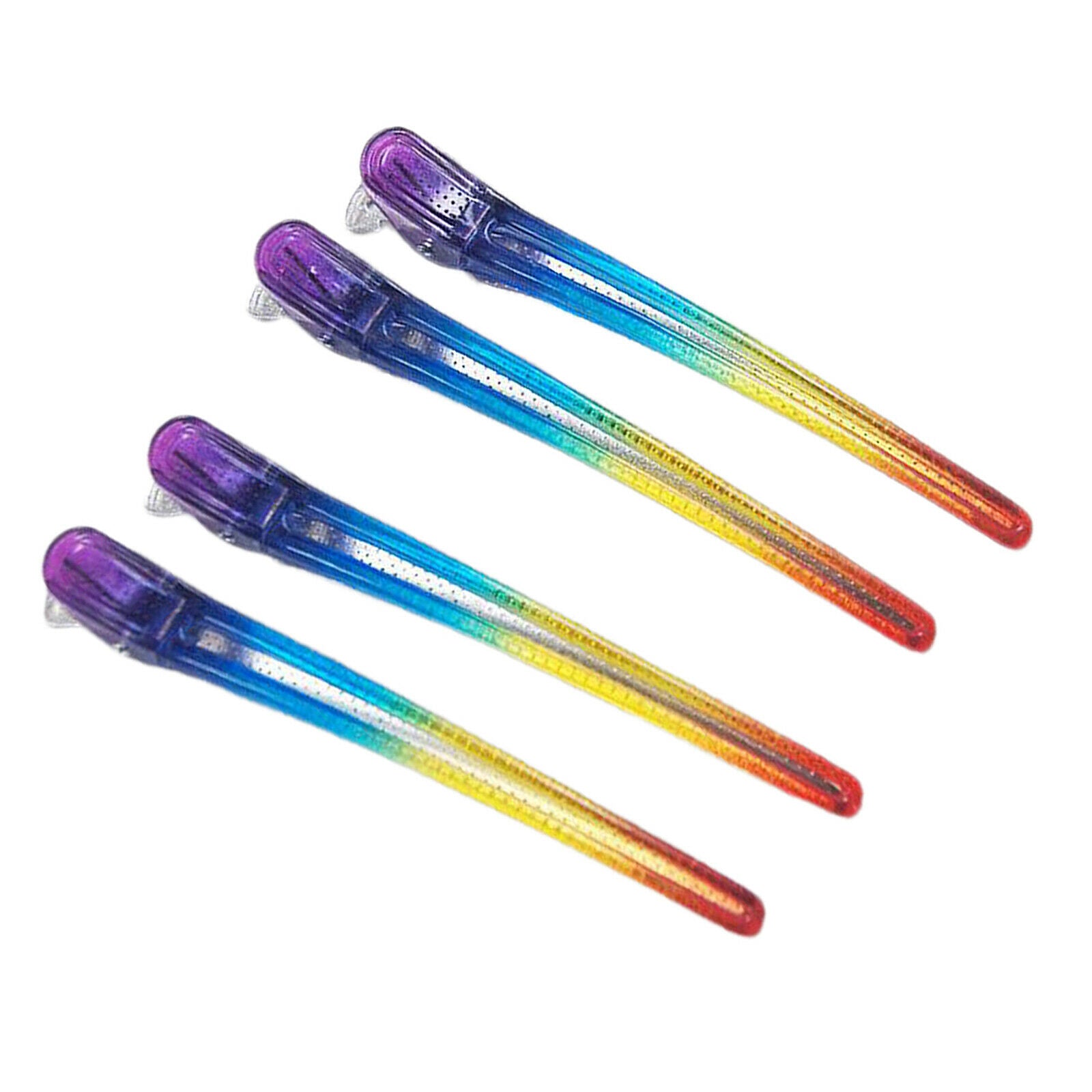 4PCS Salon Duck Bill Alligator Clips Partition Hair Clips Clamps Hairpin New